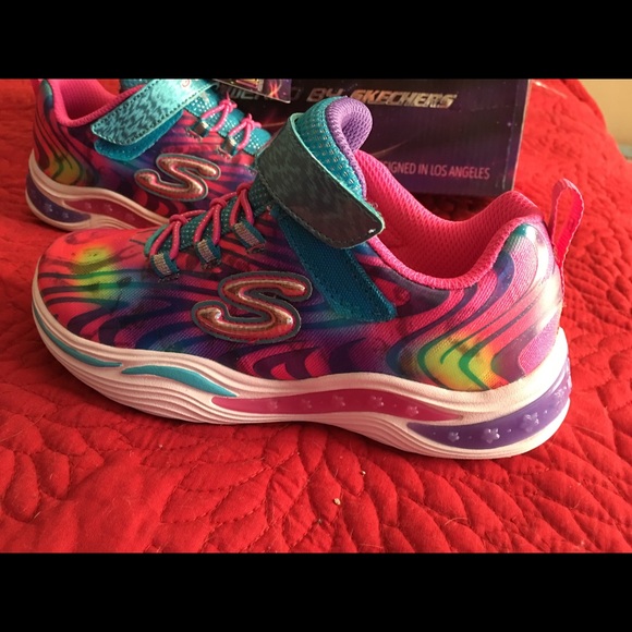 NWT/Box Skechers lights toddler size 13 - Picture 3 of 6